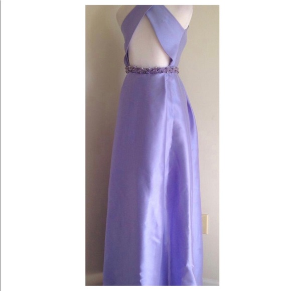 ML Monique Lhuillier Cross-Back Jadore Gown - Picture 5 of 7